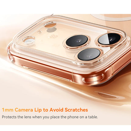 DIBELLAY Magnetic Clear Case for iPhone 17/16/15/14/13 Pro Max (MagSafe Compatible)