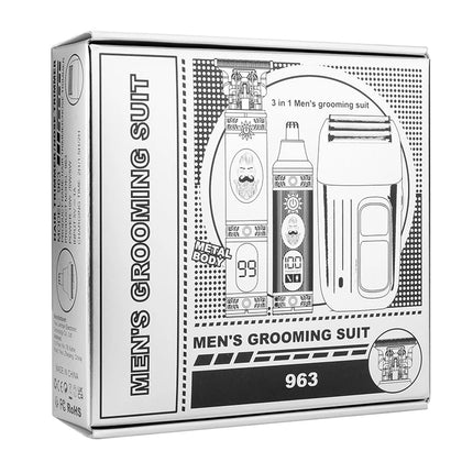 3-in-1 grooming kit for men — hair clipper, professional look.