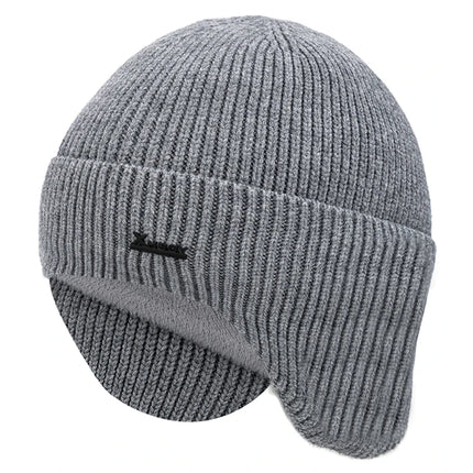 Men’s Fleece-Lined Earflap Beanie