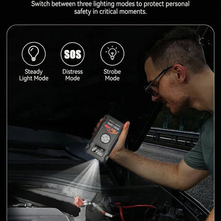 Wireless Car Jump Starter & Portable Power Bank