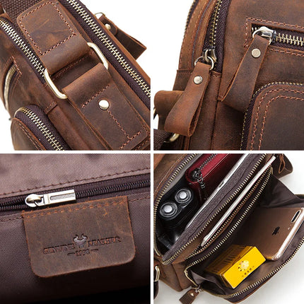 Leather Men's Shoulder Bag