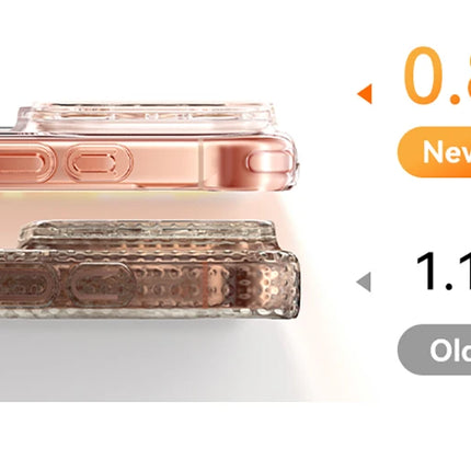 DIBELLAY Magnetic Clear Case for iPhone 17/16/15/14/13 Pro Max (MagSafe Compatible)