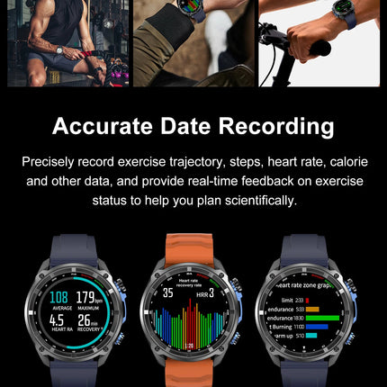Military GPS Smart Watch AMOLED