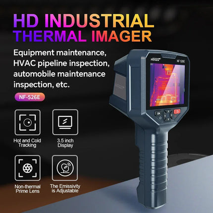 DIBELLAY NOYAFA NF-526E Infrared Thermal Imager – 256×192, Handheld Industrial Thermometer for Floor Heating & Repairs