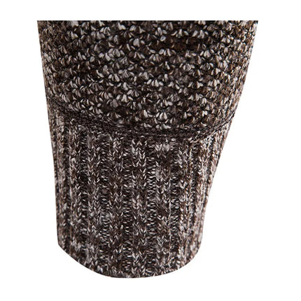 DIBELLAY Men’s Fleece Turtleneck Sweater – Autumn/Winter Slim Fit