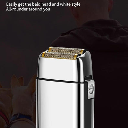Kemei Tx1 Rechargeable Metal Housing Pro Electric Shaver