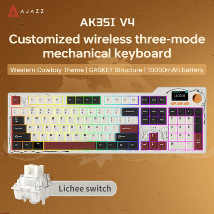 AJAZZ AK35I MAX Keyboard – Tri-Mode & Hot-Swap