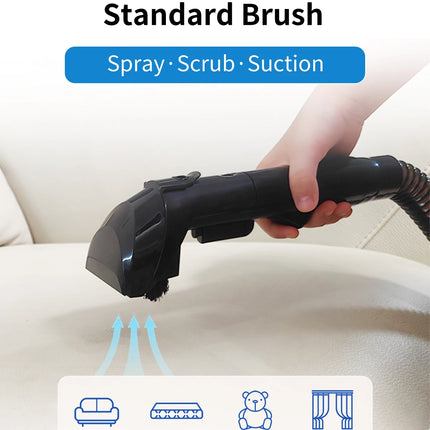 ABIR G80 Handheld Carpet & Upholstery Cleaner, 150,000PA Wet/Dry Vacuum for Home, Car & Pets