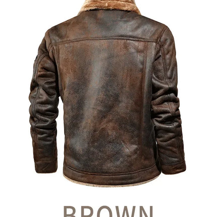 Men’s Faux Fur-Lined Jacket