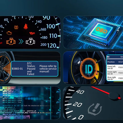 TPMS Sensor Activation & Reset Tool – Tire Pressure Monitoring, Programming, and OBD2 Diagnostic Tool