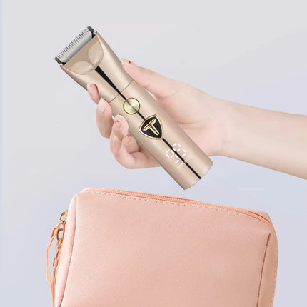 Multi functional USB charging beauty kit: integrated hair and body trimmer