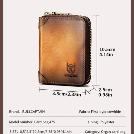 BULLCAPTAIN Genuine Card Bag Men's
