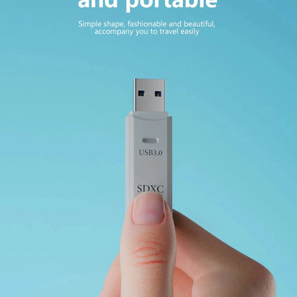 Tutew 2-in-1 USB Card Reader – SD/TF, USB 3.0/2.0