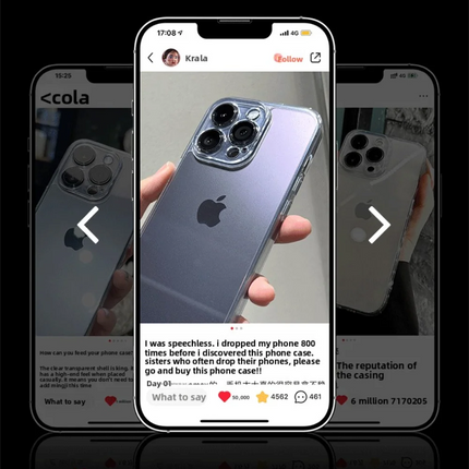 Dibellay DIVI Soft Clear TPU Case – Shockproof Silicone for iPhone 11–17