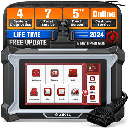 DS100 OBD2 Car Diagnostic Tools Auto 4 System Code Reader ABS EPB BMS ETS Gear Oil SAS Reset ODB OBD 2 Automotive Scanner