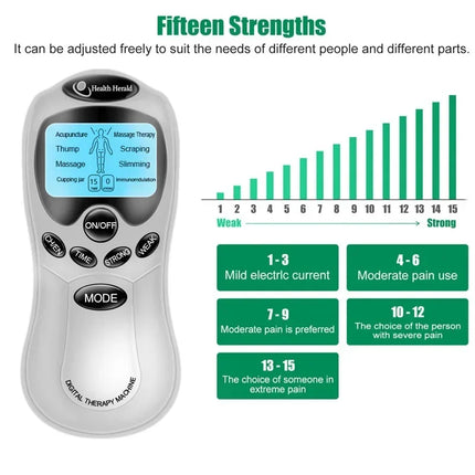 Electric Muscle Massager + Storage bag Tens