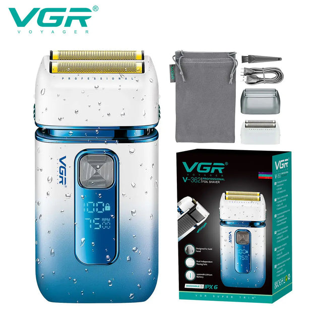 VGR 362 new shaver deep cleaning hair
