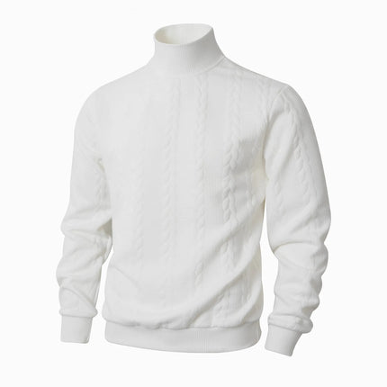 Men’s Jacquard Turtleneck Sweater