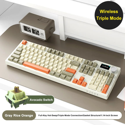 AJAZZ AK35I MAX Keyboard – Tri-Mode & Hot-Swap