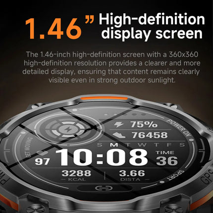 GPS Sports Smart Watch with Flashlight