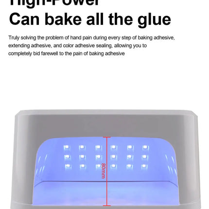 45 LED UV Nail Lamp – High Power Nail Dryer with LCD Smart Screen