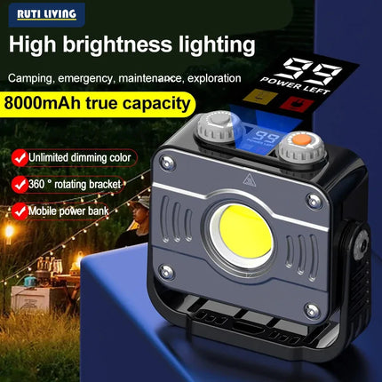 RUTI Rechargeable COB Work Light with Magne