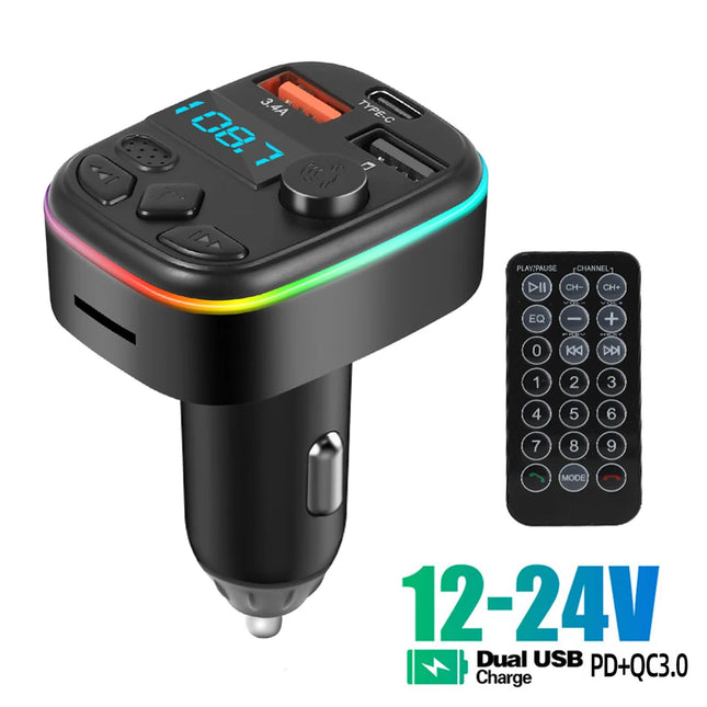 Car Bluetooth 5.0 FM Transmitter Handsfree