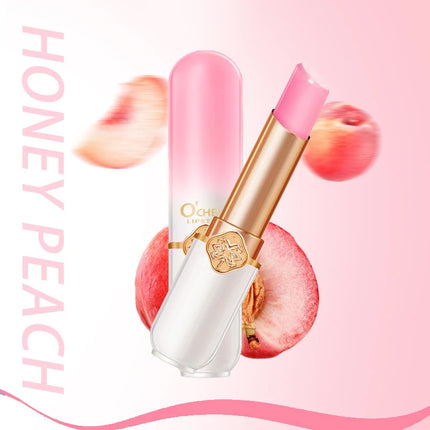 O’CHEAL – Baume à Lèvres Fruit Coloré Pêche | Hydratant & Longue Tenue