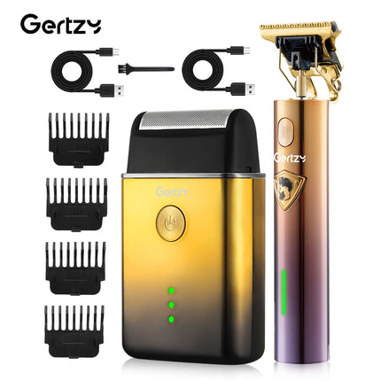 2-in-1 Electric Hair Clipper USB Rechargeable