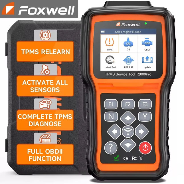 TPMS Sensor Activation & Reset Tool – Tire Pressure Monitoring, Programming, and OBD2 Diagnostic Tool