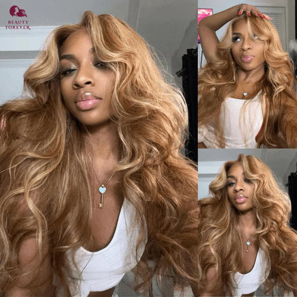 Glueless Body Wave Wig – Honey Blonde 7x5 Lace Front