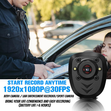 Mini Camera Video Recorder Built-in 32GB