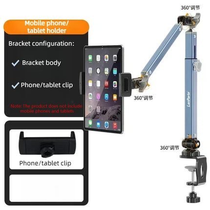 DIBELLAY – Support Tablette & Téléphone de Bureau Ultra Solide à Double Ventouse