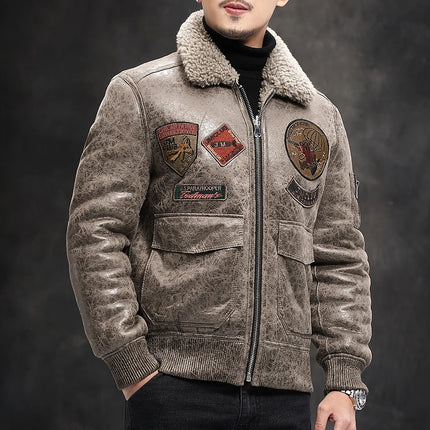 DIBELLAY Men's  Jacket Short Bomber Coat
