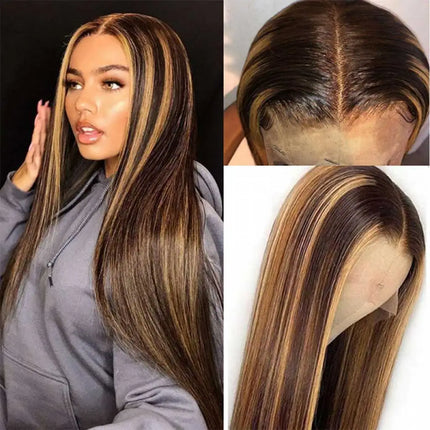 Highlight Wig – Perruque brésilienne lisse, preplucked, lace front