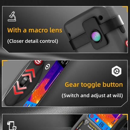 DIBELLAY BSIDE SH9/SH7 Thermal Imager & Multimeter 2-in-1 (320×320, 20000 Counts) – Auto & Heating