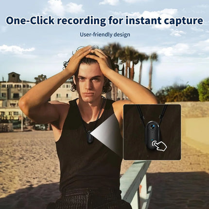 Dibellay 4K Magnetic Body Cam – Smart Wireless Action Camera