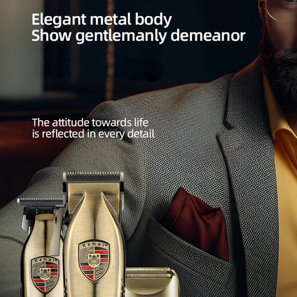 Hair Clippers Set Cordless USB Rechargeable Electric Barber