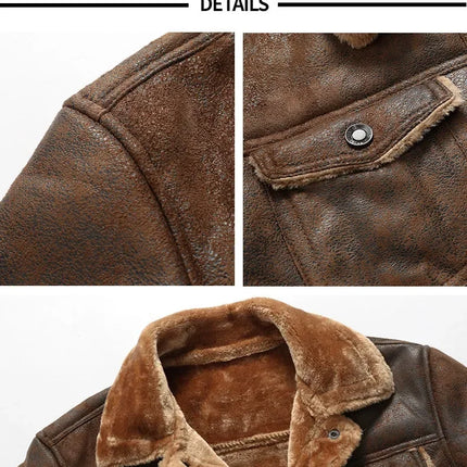 Men’s Faux Fur-Lined Jacket