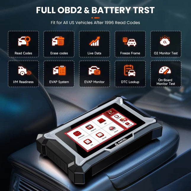 DS100 OBD2 Car Diagnostic Tools Auto 4 System Code Reader ABS EPB BMS ETS Gear Oil SAS Reset ODB OBD 2 Automotive Scanner