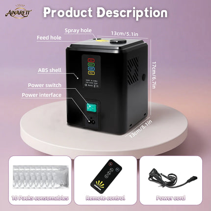 350W Mini Cold Spark Machine - Portable with Auto Cutoff,  Fountain Spark Effects for Stage/Wedding