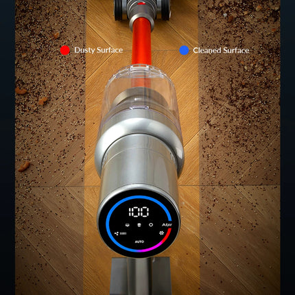 ABIR VC205 Smart Cordless Vacuum – 27000PA Suction & Touch Screen