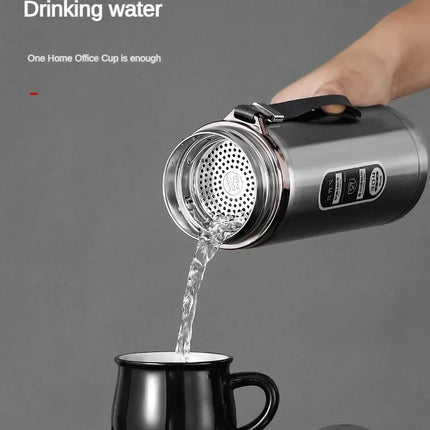 DIBELLAY – Thermos Inox 500 ml–1 L avec Affichage Température LED, Flacon Sous Vide Portable