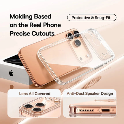 Dibellay Clear Soft TPU Case for iPhone 17–11 Pro Max (Ultra-Thin Transparent Cover