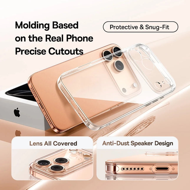 Dibellay Clear Soft TPU Case for iPhone 17–11 Pro Max (Ultra-Thin Transparent Cover