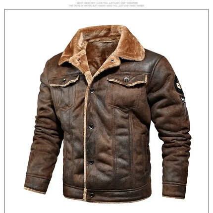 Men’s Faux Fur-Lined Jacket