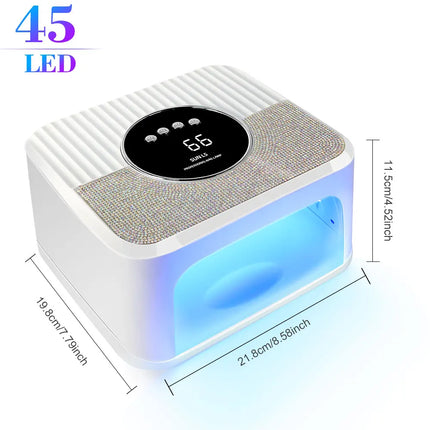 45 LED UV Nail Lamp – High Power Nail Dryer with LCD Smart Screen