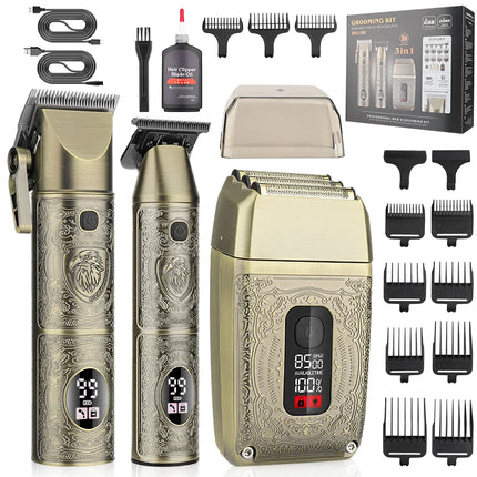 Professional Hair Clipper Electric Shaver Rechargeable