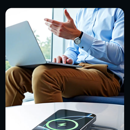 Dibellay Vention 35W Qi2 Magnetic 10000mAh Wireless Power Bank – 15W Fast Charger for iPhone 16/15/14