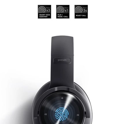 DIBELLAY B8 – Casque Bluetooth Over-Ear 120H, 3EQ, Appels Main-Libre, Faible Latence